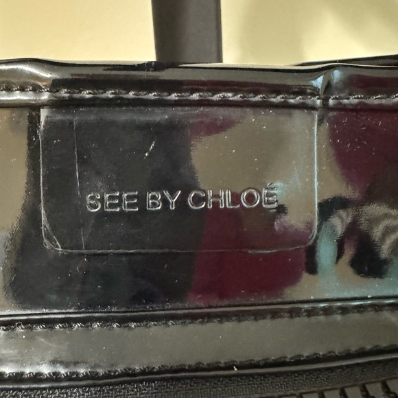 See By Chloe Glossy Black Tote - Picture 3 of 14